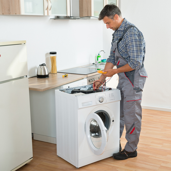 can you walk me through the steps of troubleshooting my washer issue in Center Point